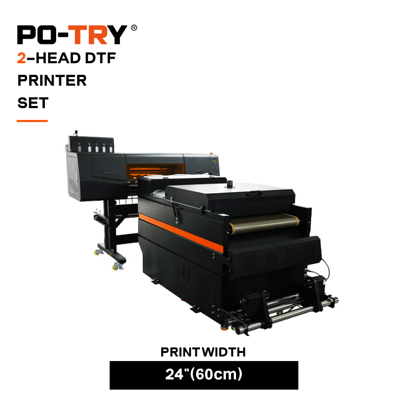 DTF 60cm(24") 2-HEAD Printer Set (I3200-A1)