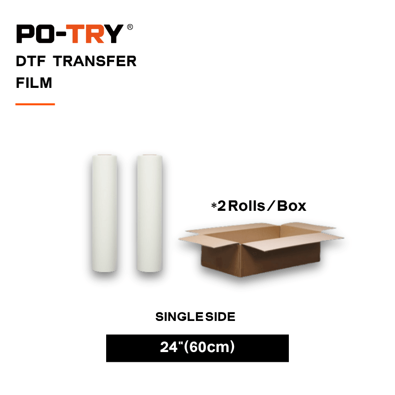 DTF Transfer Films - 60cm (24in) Single-Side Hot Peel