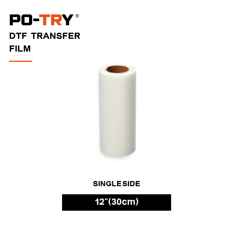 DTF Transfer Films - 30cm (12in) Single-Side Hot Peel