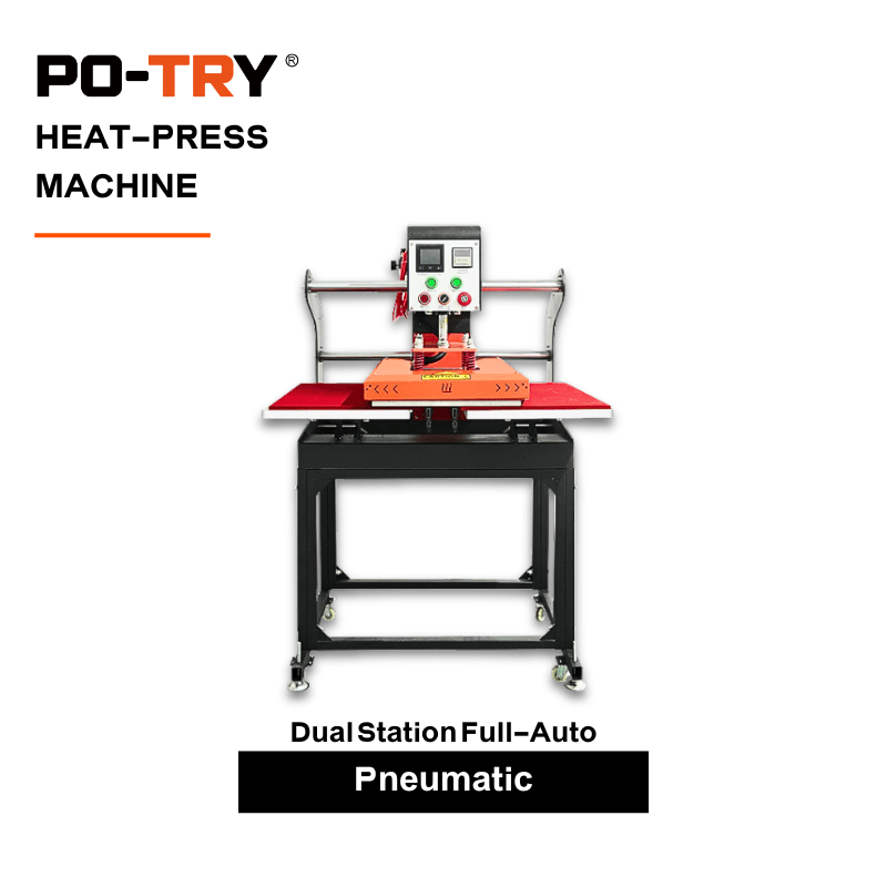PO-TRY Dual Station Full-Auto Heat-Press Machine