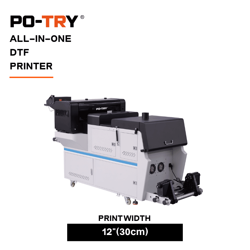 DTF 30cm(12") ALL-IN-ONE 2-HEAD Printer