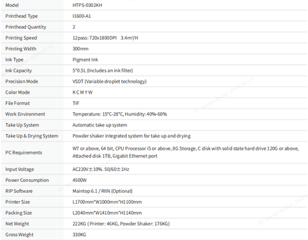 PO-TRY 30cm (12in) ALL-IN-ONE DTF PRINTER - PO-TRY Inc.