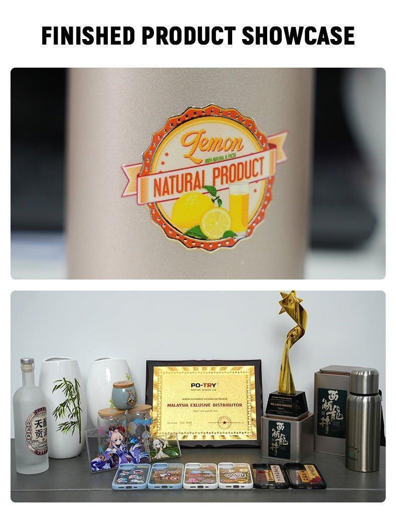 PO-TRY UV DTF Film 31cm x 100m (12" x 328") - PO-TRY Inc.