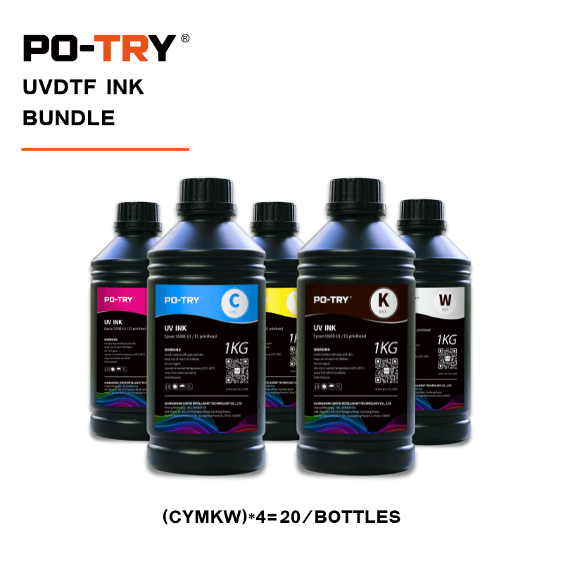 PO-TRY Bulk Order UV DTF Ink sets