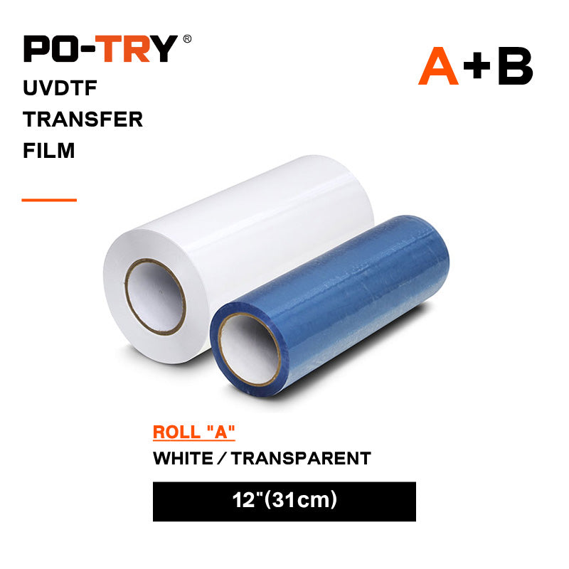 PO-TRY UV DTF Film 31cm x 100m (12" x 328 ft)