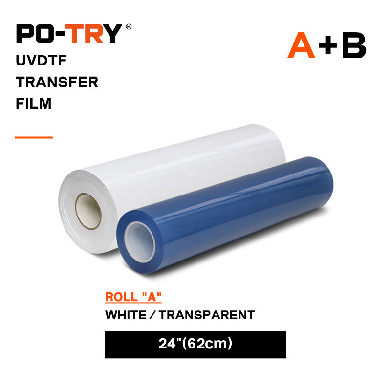 PO-TRY UV DTF Film 62cm x 100m (24" x 328 ft)