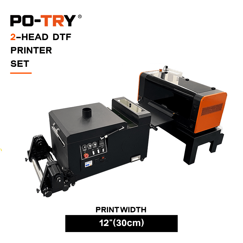 DTF 30cm(12") 2-HEAD Printer Set (XP600)
