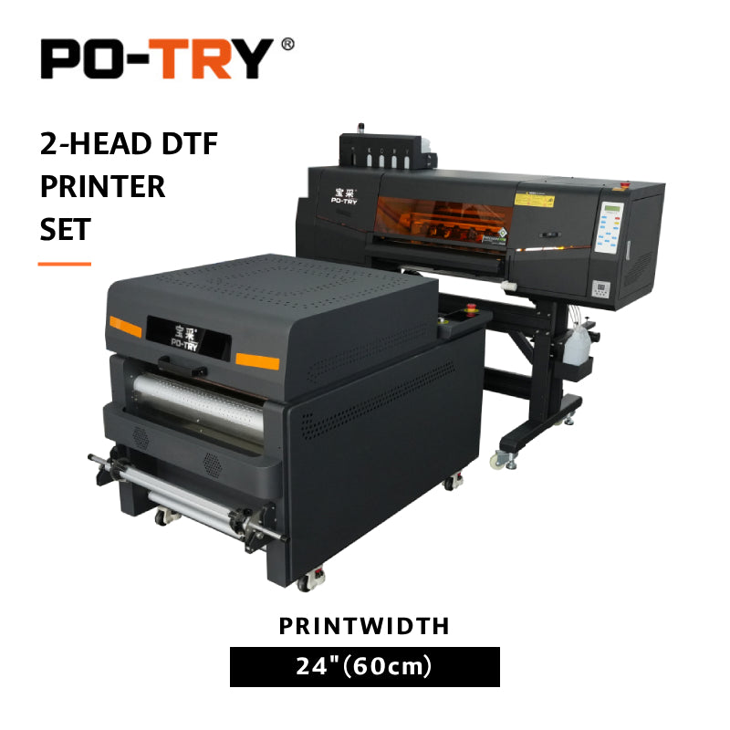 DTF 60cm(24") 2-HEAD Printer Set (I3200-A1)