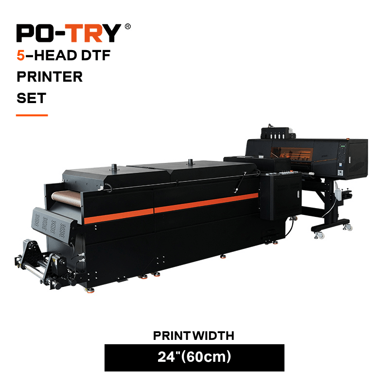 DTF 60cm(24") 5-HEAD Printer Set (I3200-A1)