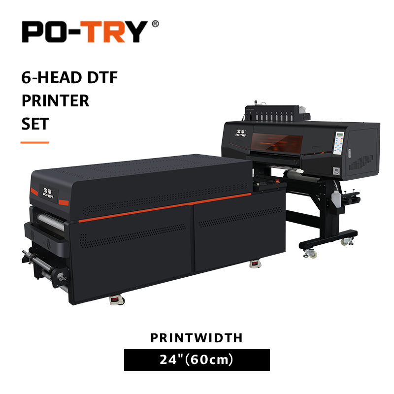 DTF 60cm(24") 6-HEAD Printer Set (I3200-A1)
