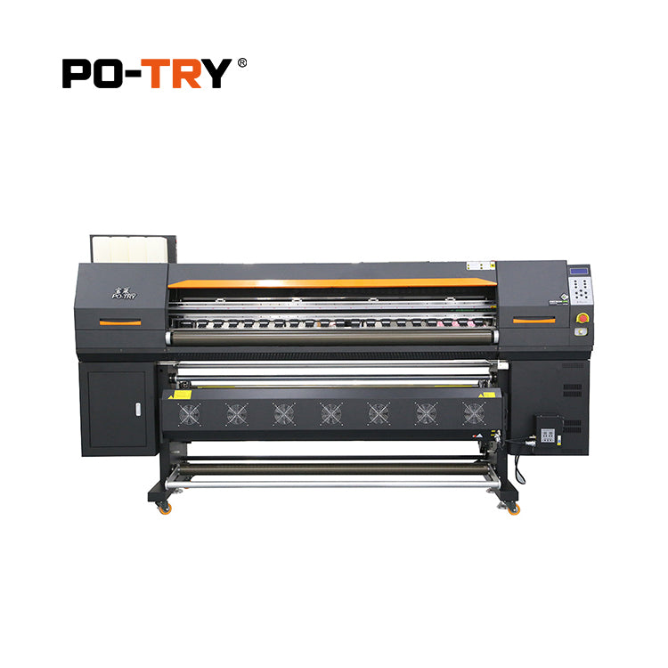 PO-TRY High Speed Sublimation Printer Machine 8 Printheads Strong Stability