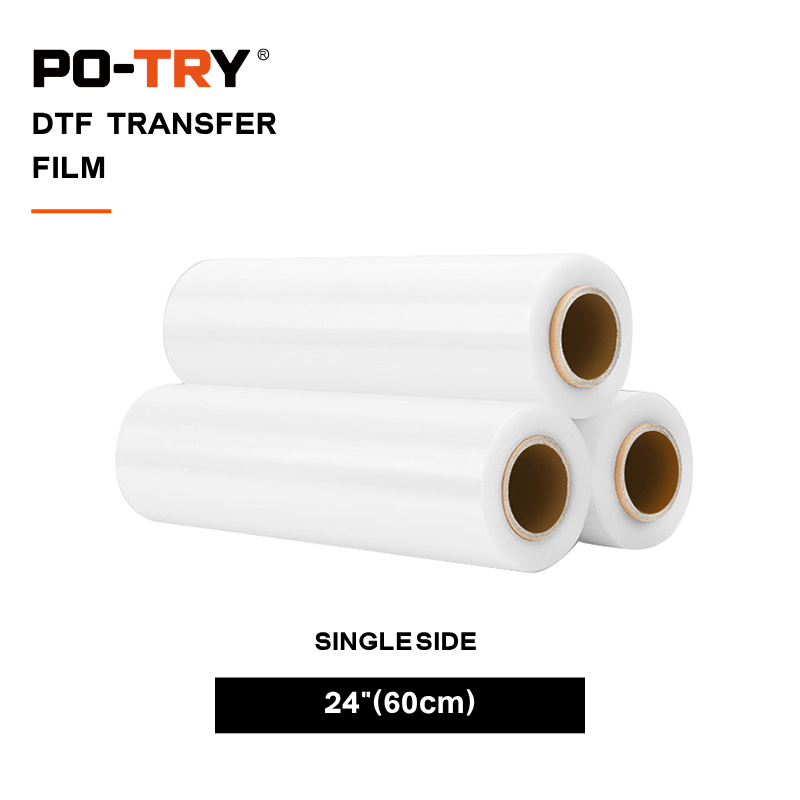 DTF Transfer Films - 60cm (24in) Single-Side Hot Peel