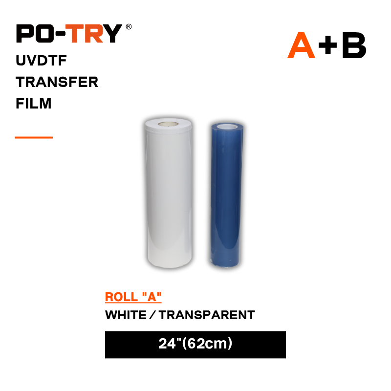 PO-TRY UV DTF Film 62cm x 100m (24" x 328 ft)