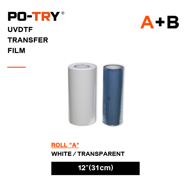 PO-TRY UV DTF Film 31cm x 100m (12" x 328 ft)
